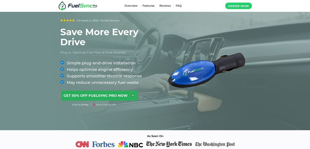 FuelSync Pro — Plug-and-Drive Vehicle Accessory